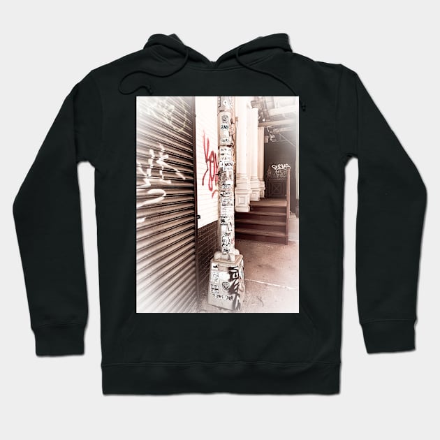 SoHo Street Art Graffiti New York City Hoodie by eleonoraingrid